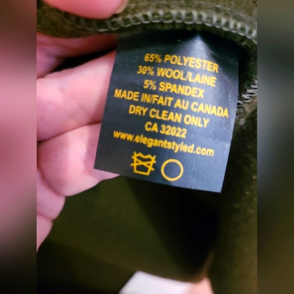 Rapz Draped Wool Blend Vest/Open Cardigan - S/M - Picture 4 of 5